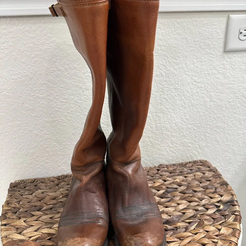 Ash Leather Riding Boots - Picture 2 of 8